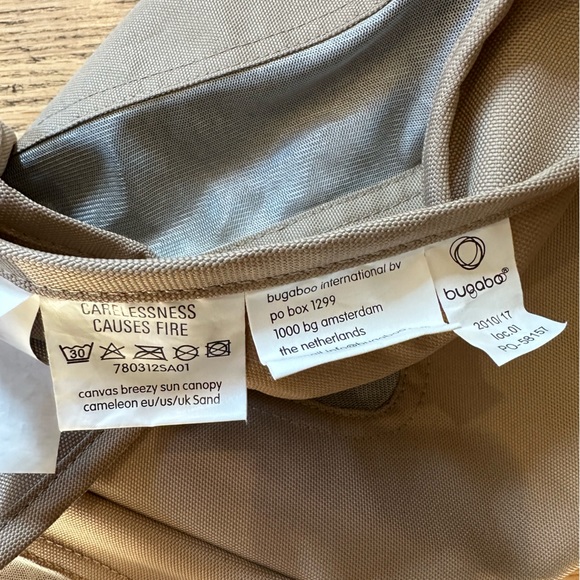 Discontinued Bugaboo Cameleon Breezy Sun Canopy in Sand - Picture 6 of 6